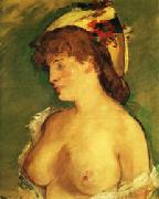 Edouard Manet Blonde Woman with Naked Breasts china oil painting reproduction